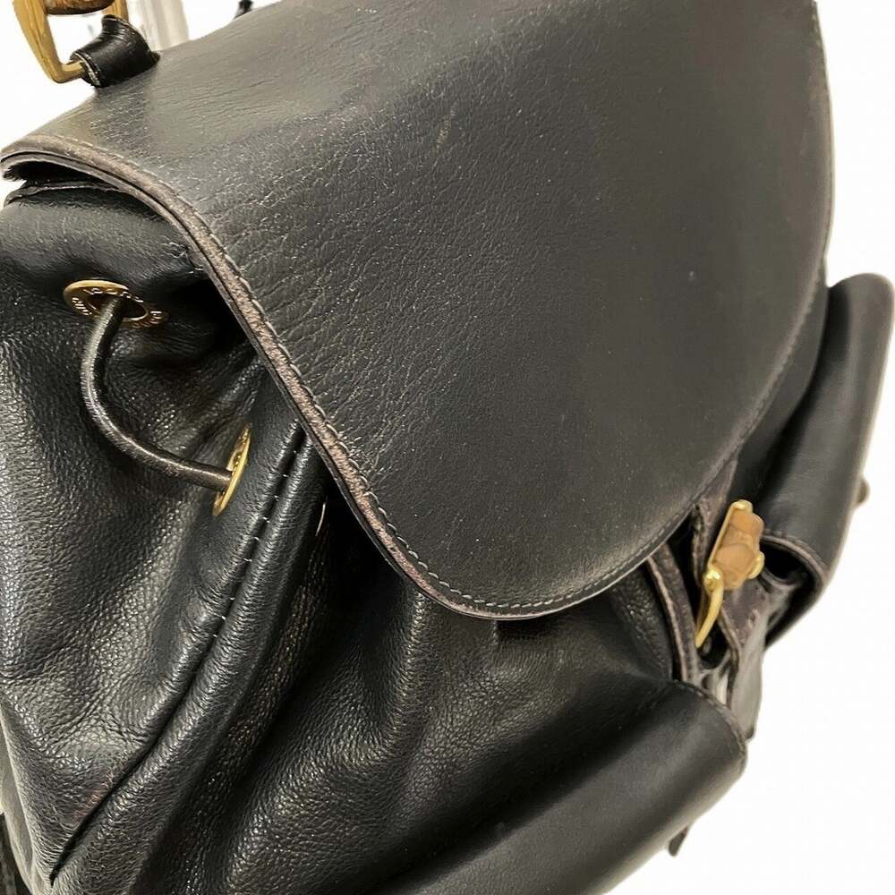 Gucci Vintage Bamboo Backpack Leather #266838G42B - Picture 8 of 9